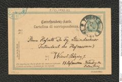 Nachlass Franz Steindachner, Karte von Eduard Graeffe an Franz Steindachner (23.01.1901), Inv.Nr. 173.32, Seite 1